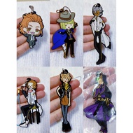 Preloved Twisted Wonderland rubber keychain RKC18 Lilia Vanrouge Deuce Spade Jack Howl Sebek Zigvolt