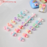 alittlesetrtu 50 Pcs Cute Cartoon Tableware Nail Charms 3d Resin Shovel Fork Spoon Nail Art Accessor