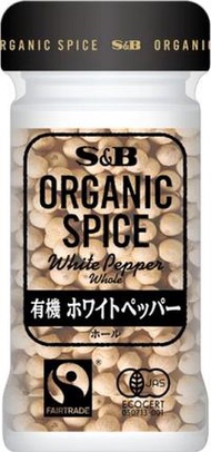 S&B OS有機白胡椒粒 31g