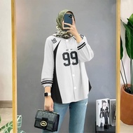 Women's New loose-fitting loose-fitting t-shirt 3158 No. 99 Korean style 49ERS MUSLIMAH SHIRT