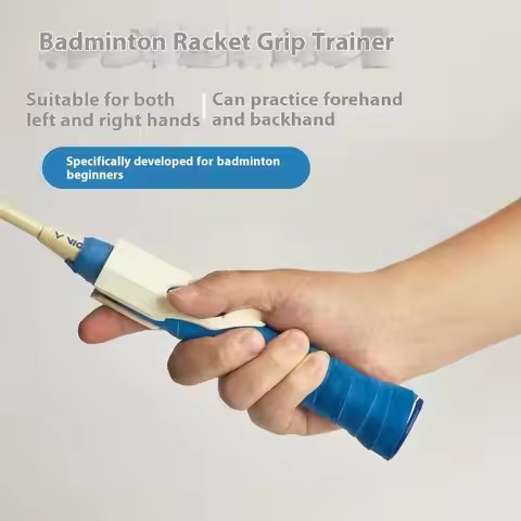 [LA]*[SH]1Pc PP Badminton Grip Aid Improve Skills Universal Tennis Racket Grip Assistance Badminton 