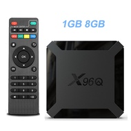 X96Q Android 10.0 สมาร์ททีวีกล่อง 1G 8G/2GB 16GB Allwinner H313 Quad Core 4K HD Set Top Box Media Pl