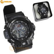 Jam Tangan Double Digital Analog Watch Lasika K Sport H9004 Grey