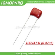 10PCS 100V473J 0.047UF 47NF Pitch 5mm 100V473J-P5 100V 473 CBB Polypropylene film capacitor