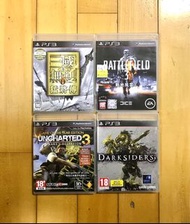 PS3 game - 三國無雙 6 猛將傳 $20 / Battlefield 3 $30 / Uncharted 3 $30 / Darksiders $50 / 四盒全要 $95 (PlayStation 3 遊戲 PlayStation3 games)(PlayStation 3 遊戲 PlayStation3 games)