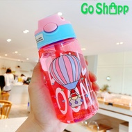 Botol Minum Anak Sedotan BPA FREE - Botol Minum Sekolah TK SD Motif Karakter Lucu Viral Import Terba