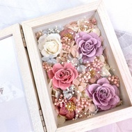 永生花乾燥花相框 情感紀錄相片花禮