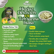 heejaz Detox Tea lemon Daun Sanna tea sedap