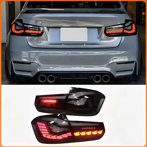 LED Car Taillights Assembly Dragon Scale Taillight Accessories For BMW 3 Series F30 316i 318i 320i 3
