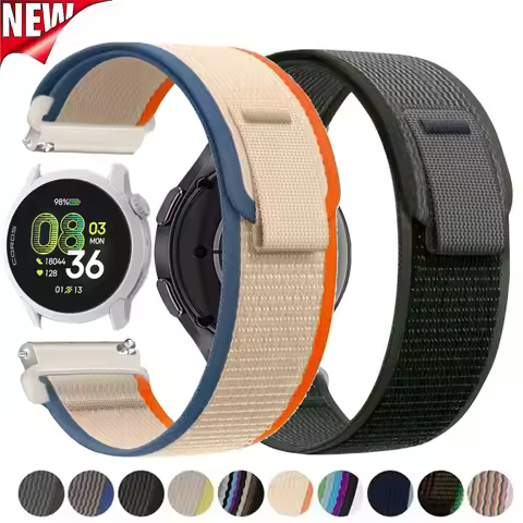 20mm 22mm Trail Nylon Strap For COROS APEX 4 42mm/2 Pro/PACE 4/Pro Adjustable Replacement watchband