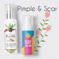 Set Basic Delete Jerawat dan Parut Magic Jelly dan Lovera Day Cream with