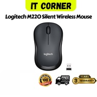 Logitech M220 Wireless Mouse, Silent Buttons, 2.4 GHz with USB Mini Receiver