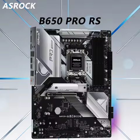 ASROCK B650 PRO RS Motherboard AMD B650 AM5 Support Ryzen 9 7900X3D 5 8600G 5 7600X 7 7800X3D CPU 4x