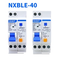 CHINT NXBLE-40 1P+N Leakage Protection Switch Breaker 230V 10A 16A 20A 25A 32A 40A Residual Current Circuit Breaker RCBO DPNL