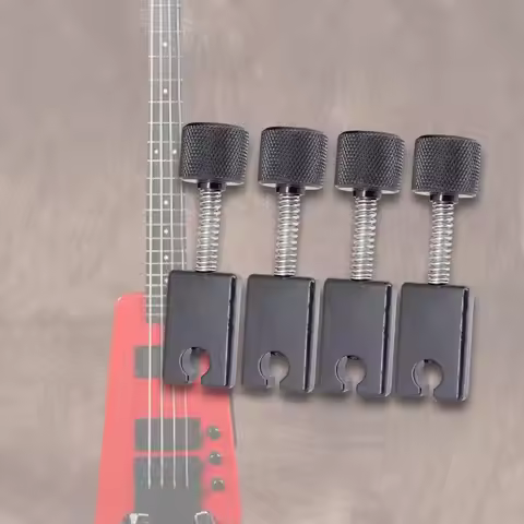 Headless Electric Bass Bridge String Saddle Metal Parts for 5 String Active Bass Guitar Tone Enrichm