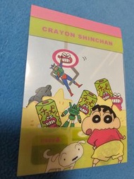 全新 蠟筆小新 鱷魚餅款 memo 2款