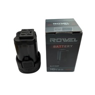 แบตเตอรี่ / แท่นชาร์จ ROWEL 16V ใช้กับรุ่น RW-DIDS185-B  RW-DBDS500  RW-CSD161 ( RW-PT-BCR1613 ) ( R