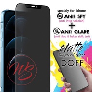 TG Tempered Glass Anti-scratch Matte Doff Glass Spy Privacy Xiaomi Redmi Note A1 7 8 9 10 PRO 2022 W