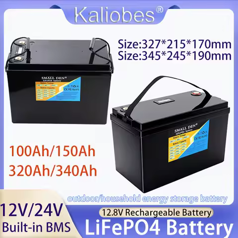 12V 24V 100AH 120Ah 150Ah 340AH 320Ah lithium iron phosphate battery,suitable for electric vehicles,