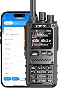 Radtel RT-920 Walkie Talkie 8W Long Range Programmable Bluetooth Two-Way Handheld Radio, SW MW LW CB