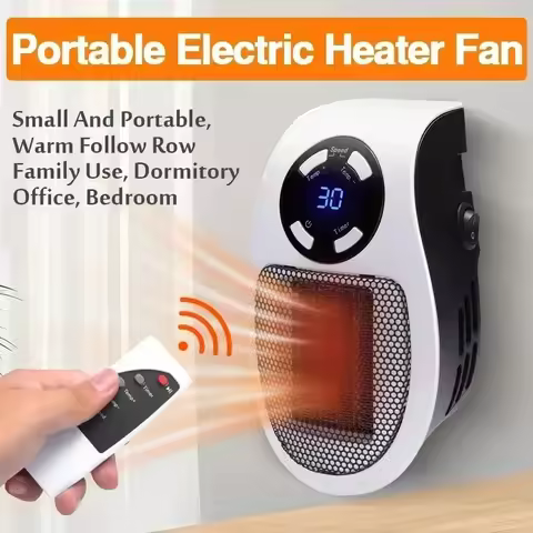 2024 hot style wall-mounted heater mini hot fan fast heating electric heater office home heater smal