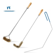 3 Pcs Fryer Cleaning Tools,Stainless Steel Deep Fryer Cleaning Tools,Basket Fryer Brush,Air Fryer Cl