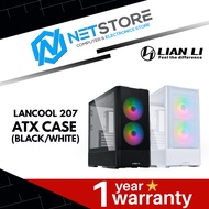 LIAN LI LANCOOL 207 ATX CASE BLACK/WHITE