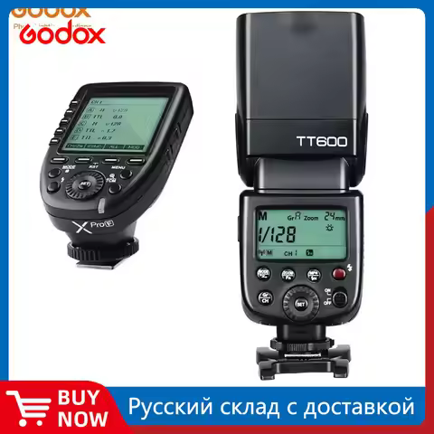 Godox TT600 2.4G Wireless GN60 Master/Slave Camera Flash Speedlite with Xpro Trigger