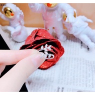 Silver open leaf ring HHJ