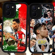 Black Casing for VIVO Y18 Y28 Y03t Y03 Y27 Y36 Y28s Y18i Y17S Y27s V60 5G H120 CR7 Ronaldo