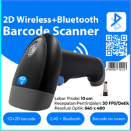 COD Taffware USB Barcode Scanner 2D QR 1D YK MK30 / Alat barcode scanner harga barang kasir tangan p