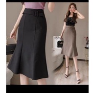 (Big size) chân váy đuôi cá phối đai C095