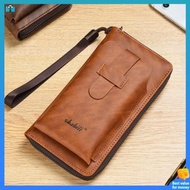 beg duit lelaki dompet Dompet lelaki mewah, beg telefon bimbit pelbagai fungsi lelaki, dompet pelajar muda versi Korea, pemegang kad zip, dompet lelaki