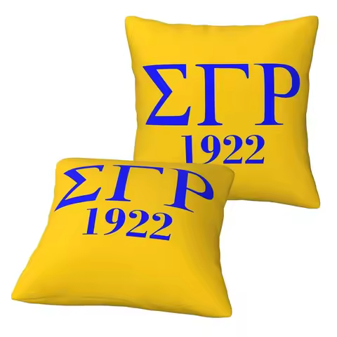Sigma Gamma Rho 1922 2 pcs Square Pillowcase Pillow Cover Cushion Decor Comfort Throw Pillow for Hom