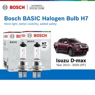 Bosch H7 Halogen Headlight Bulb (55w) set of 2 for Isuzu Dmax 2nd Gen