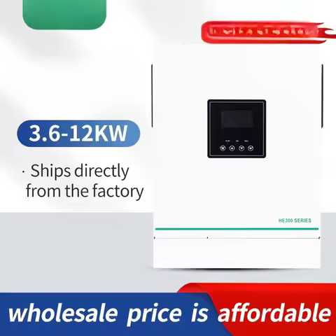 3.6KW to 12KW Pure Sine Wave Hybrid Solar Inverter 12V 24V 48V Hybrid Solar Inverter for Household C