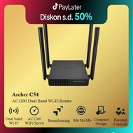 Tp-Link Archer C54 AC1200 Dual-Band Wi-Fi Router Extender - Black Tp-Link Router Wireless Router