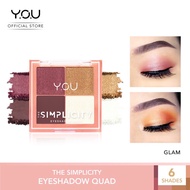 Y.o.u YOU The Simplicity Eyeshadow Quad Palette | Eye Shadow