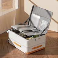 行李箱 前開蓋 寬拉桿 旅行箱 擴展 新款 多功能 大容量 拉桿箱Suitcase, front open lid, wide pull rod, suitcase, expansion, new m
