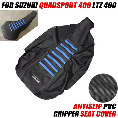 Gripper Seat Cover PVC For Suzuki LTZ 400 Z400 Quadsport Z400 2003-2008 2009 Motorcycle Waterproof S