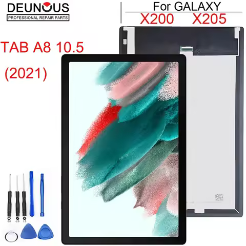 New LCD Screen Display For Samsung Galaxy Tab A8 10.5 (2021) SM-X200 SM-X205 X200 X205 With Touch Sc