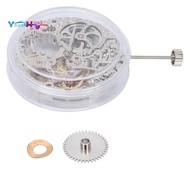 6498 Mechanical Watch Movement 21600 Bph for ETA 6498 Watch Hand Winding Hollow Skeleton Movement Replacement Accessories