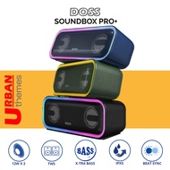 DOSS SoundBox Pro Plus Bluetooth Speaker With DSP Technology, Powerful Extra Bass & Party LED Lights