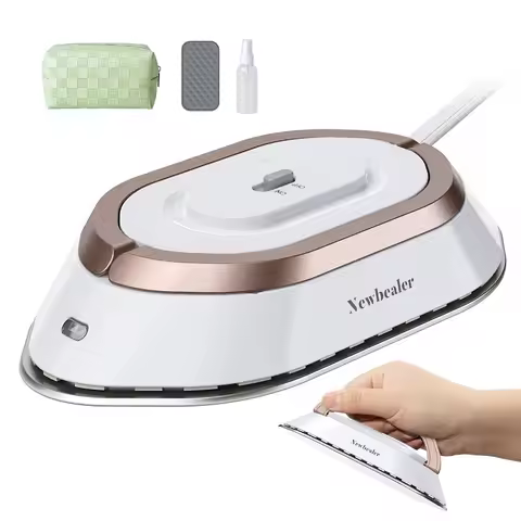 YUNCHI Portable Mini Electric Iron Dual-voltage Non-steam Travel Dry Iron 100-240V