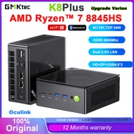 GMKtec K8 Mini PC R7 8845HS Windows11 DDR5 5600Mhz 32GB 500GB PCIe4.0 SSD 4K Dual LAN Gaming Desktop