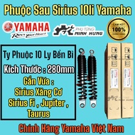 bag Sirius Fi rear fork (10mm) genuine Yamaha Vietnam - Code (1FC-F2210-20) Length 280mm mounted on 