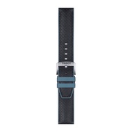 TISSOT OFFICIAL BLUE LEATHER AND RUBBER STRAP LUGS 22 MM (T852046785)