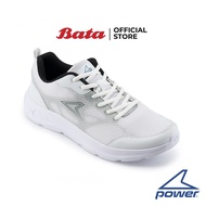 Bata บาจา POWER รองเท้ากีฬาวิ่ง แบบผูกเชือก สำหรับผู้ชาย รุ่น PLAZMA X 100 สีขาว รหัส 8181645
