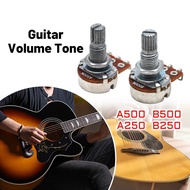 Guitar Pots Potentiometers For Guitar Bass Parts(B250K / B500K / A250K / A500K)