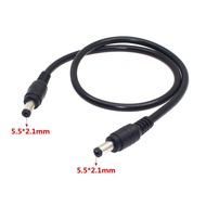 18AWG DC Power Plug 5.5x2.1mm Male To 5.5x2.1mm Male /5.5*2.5 to 5.5*2.5mm Male CCTV Adapter Connect